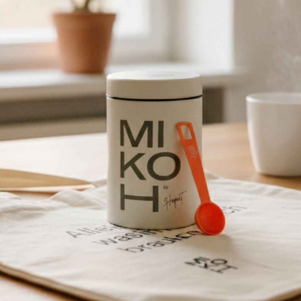 MIKOH Willkommenskit (Refill-Dose, Löffel, Beutel)